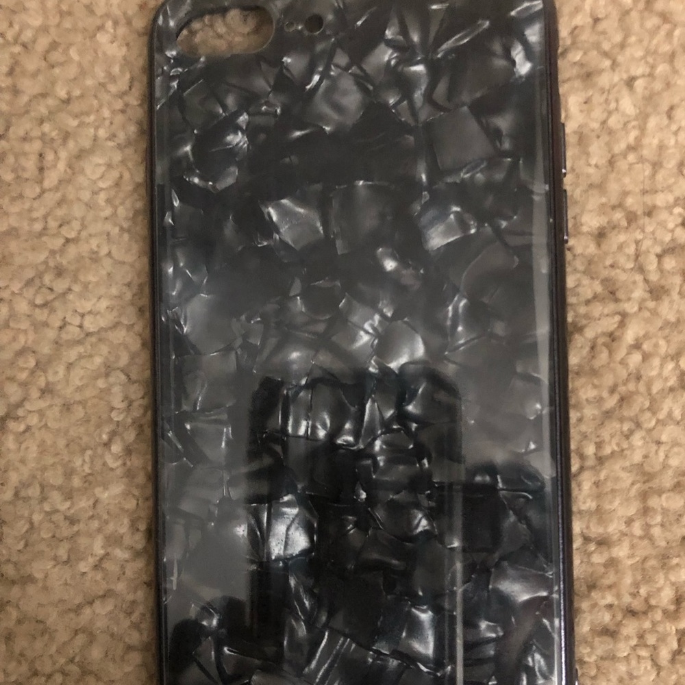 Black marble case